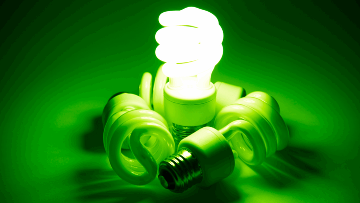 A conceptual image of a glowing green sapling against a digital circuit background, illustrating the growth opportunities in green and digital technology investments in Germany.